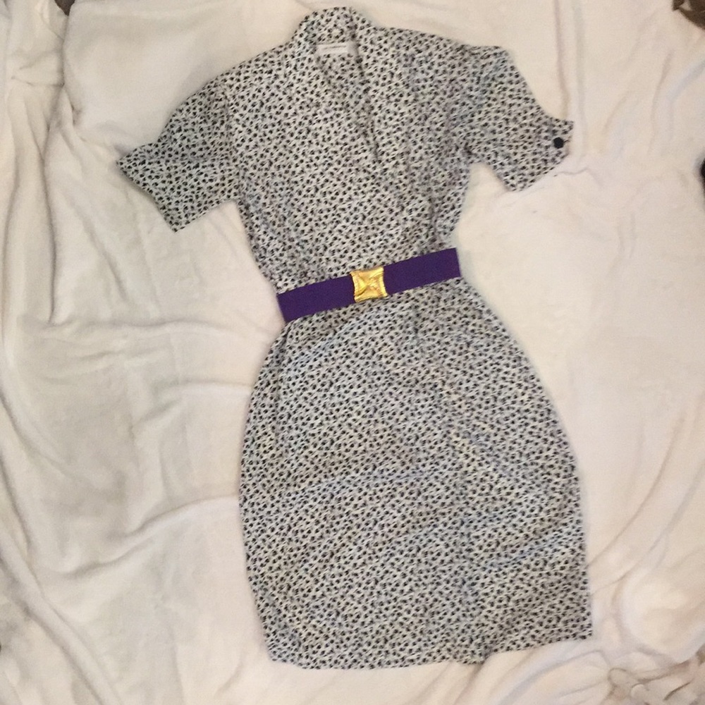 Vintage "funky tulip" Liz Claiborne dress
